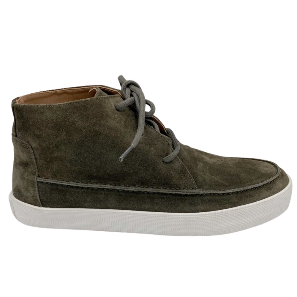 NWOB Longchamp Dark Green Suede Ankle Boots - Sz Fr 40 = US 7